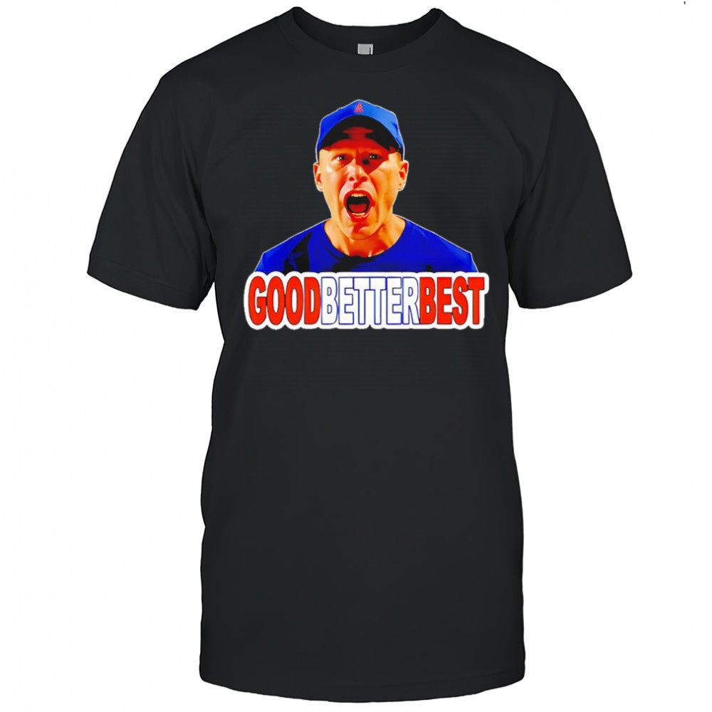 Coach ben Johnson good better best shirt