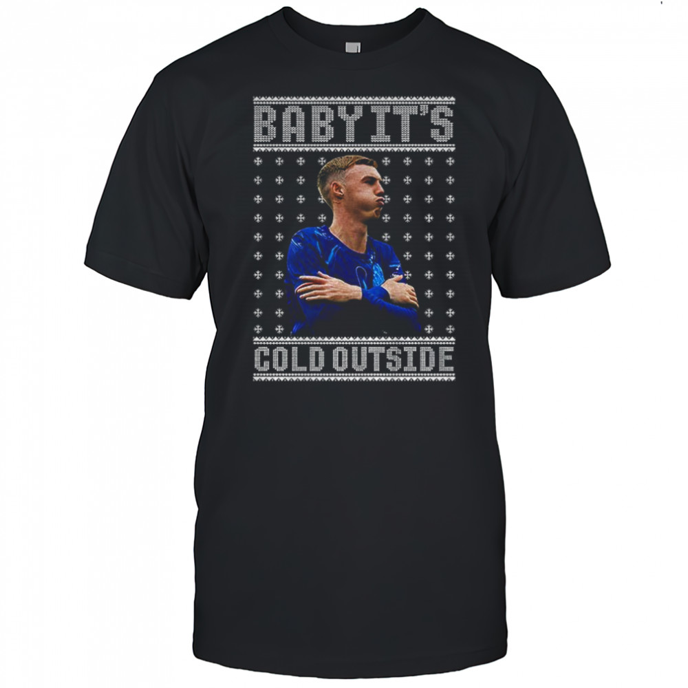 Cole Palmer Chelsea FC Baby it’s cold outside Merry Christmas shirt