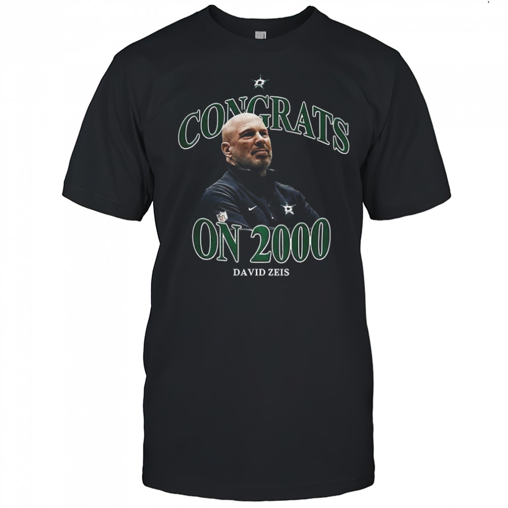 Congrats on 2000 David Zeis Dallas Stars NHL shirt