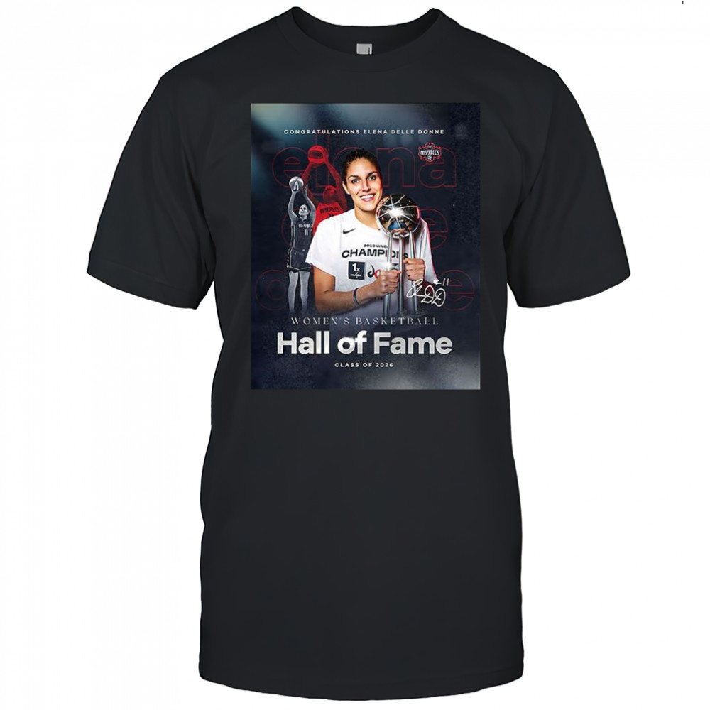 Congratulations Elena Delle Donne Women’s basketball hall of fame shirt