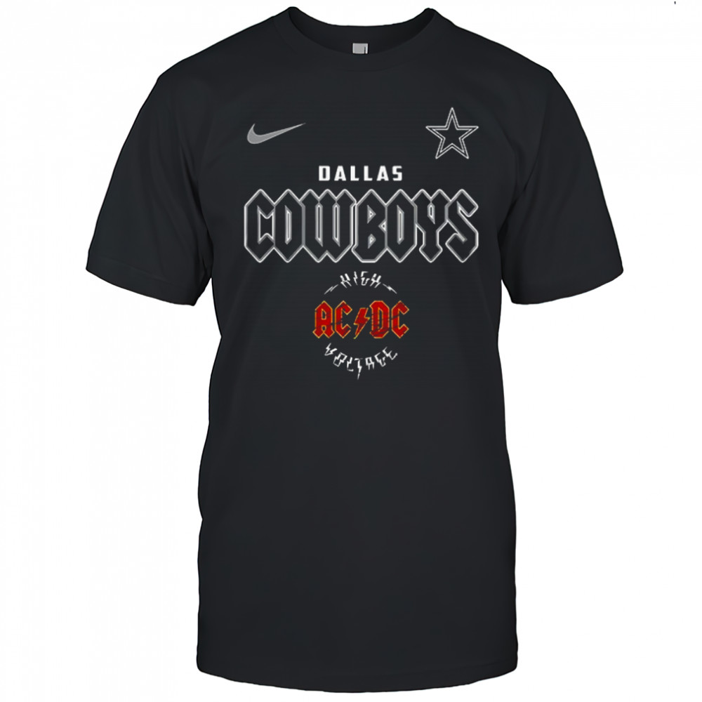 Dallas Cowboys AC DC Highway To Hell go Cowboys graphic shirt
