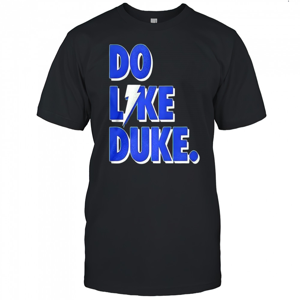 Do like Duke Blue Devils football shirt