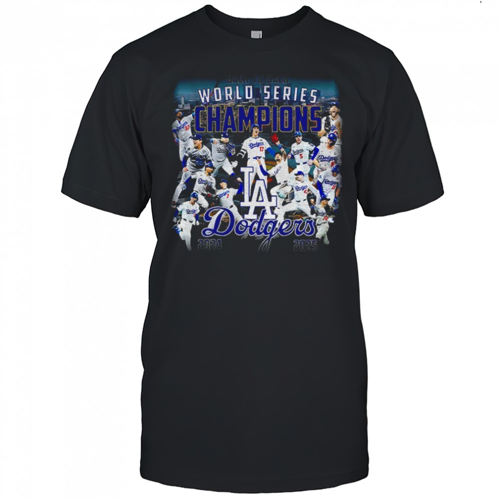 Dodgers Back to Back Champions 2024-2025 shirt