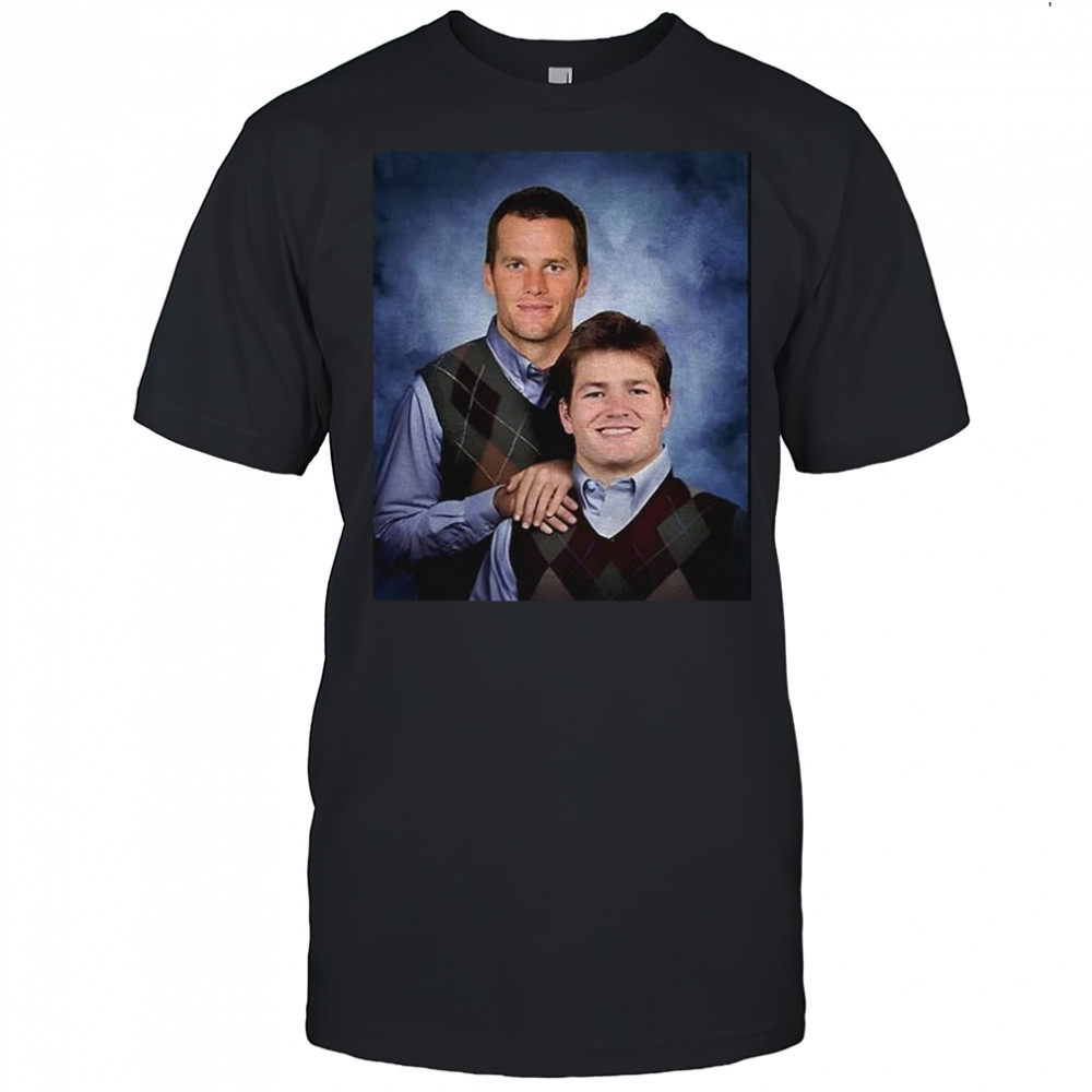 Drake Maye and Tom Brady Stepbrothers New England Patriots NFL Football 2025 shirt