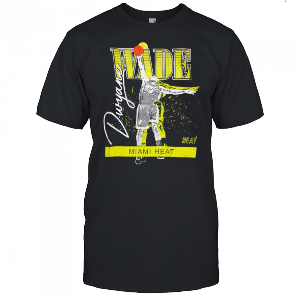 Dwayne Wade Miami Heat Mitchell & Ness Neon Pop signature shirt