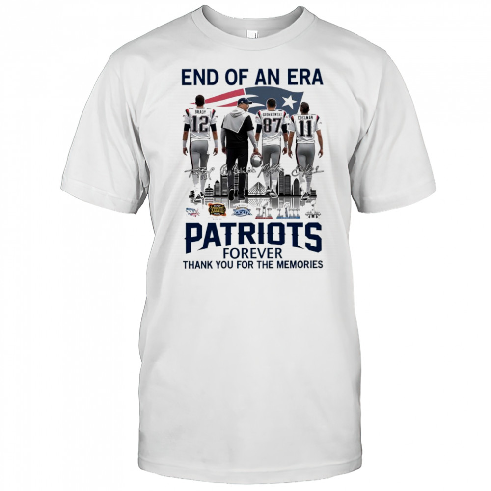 End of an Era New England Patriots Super Bowl Champions Signatures Ornament