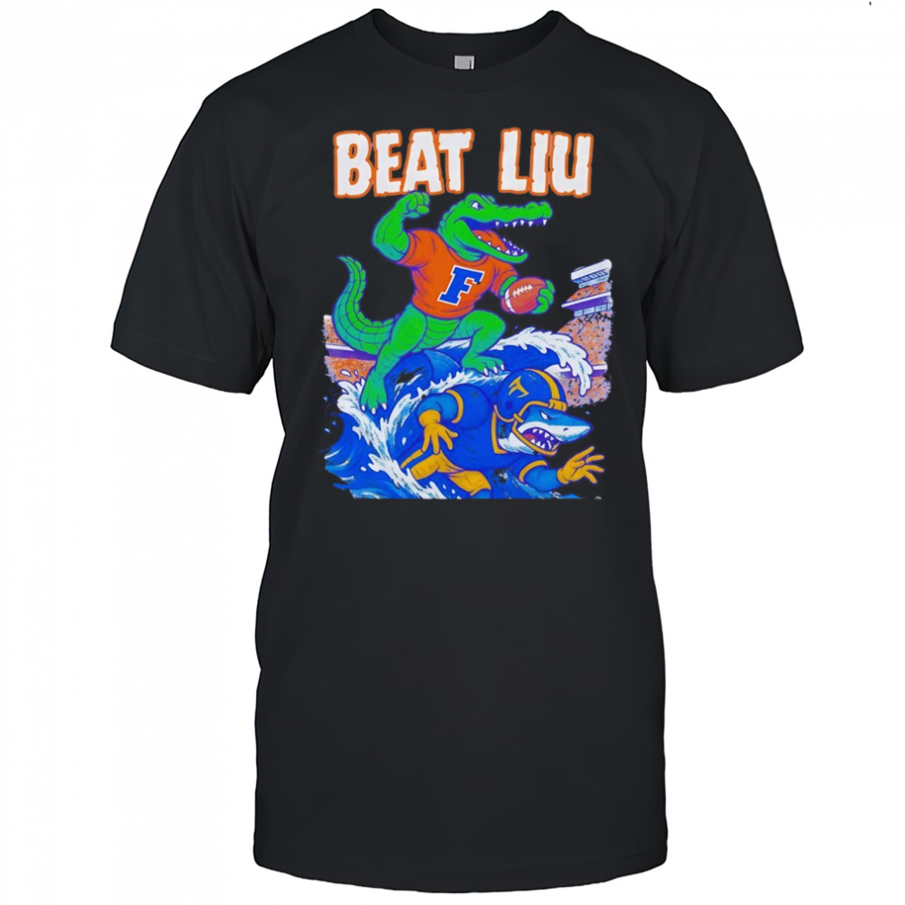 Florida Gators beat LIU Sharks football shirt