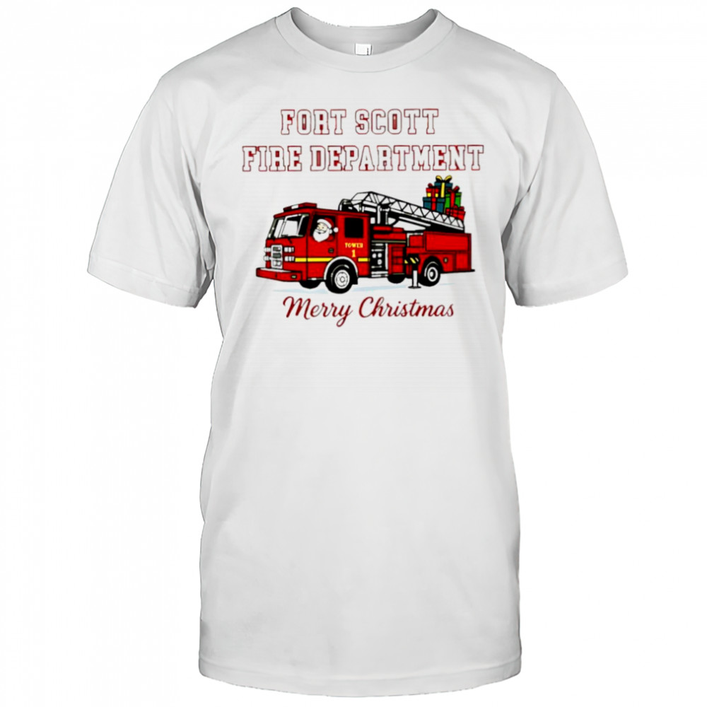 Fort Scott Fire Department Merry Christmas shirt