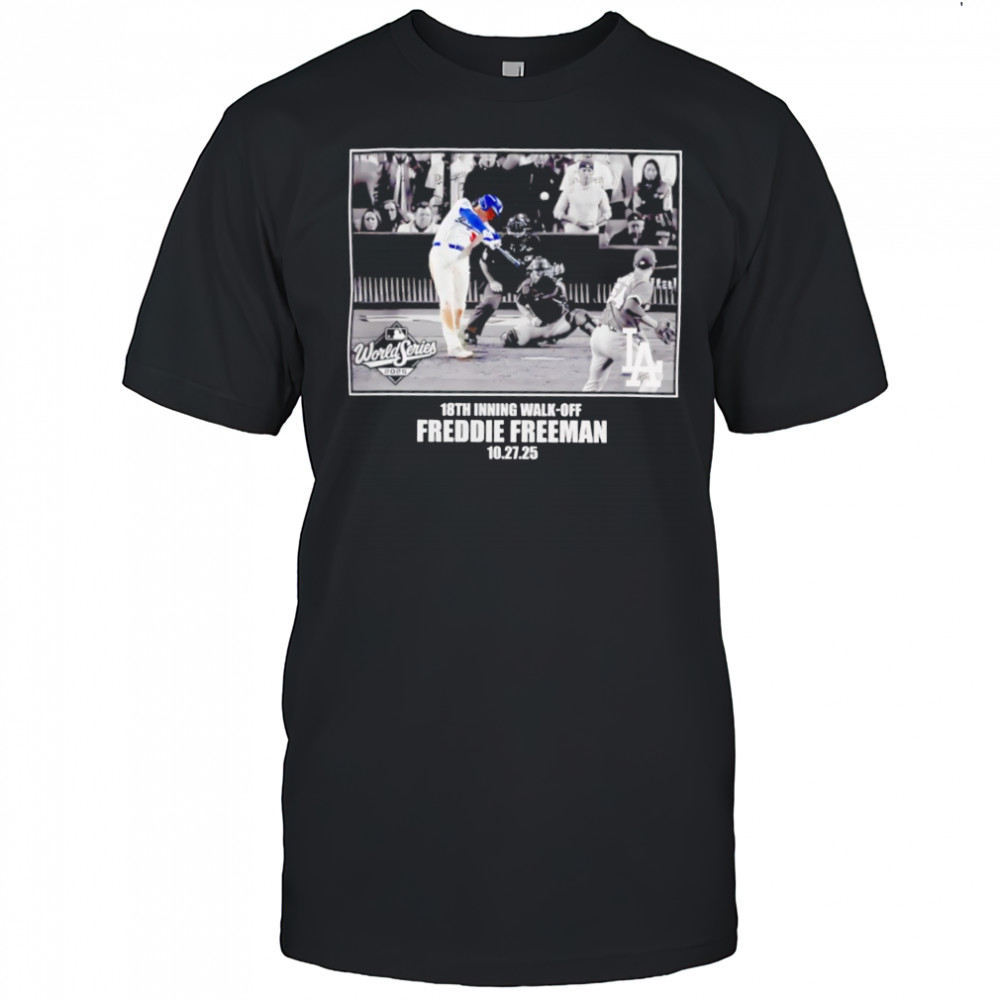 Freddie Freeman Los Angeles Dodgers Postseason Moments 2025 shirt