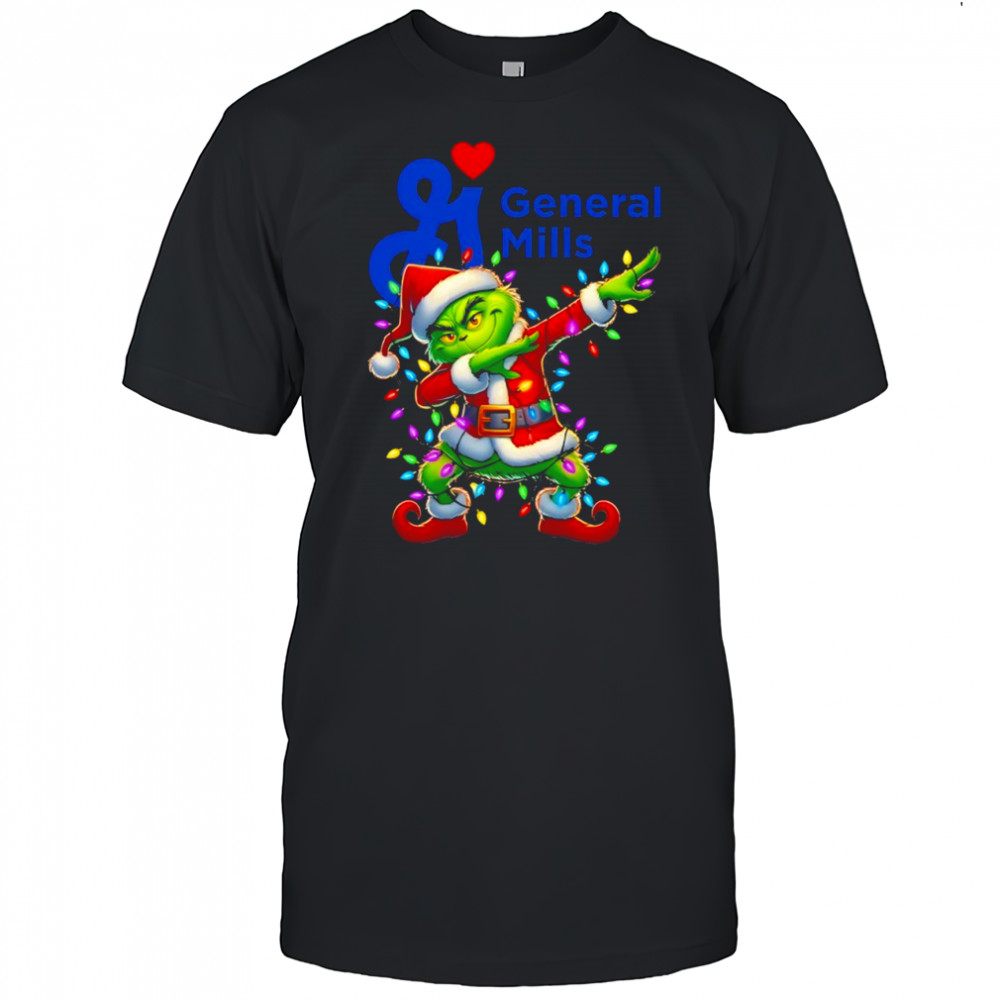 General Mills x Grinch Lights Dabbing Christmas shirt