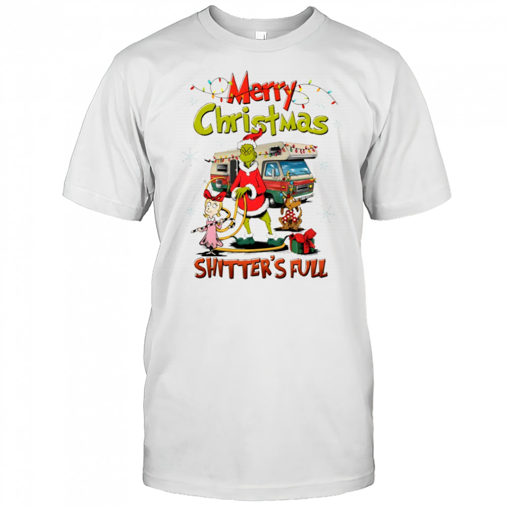 Grinch and Max Merry Christmas Shitter’s Full shirt