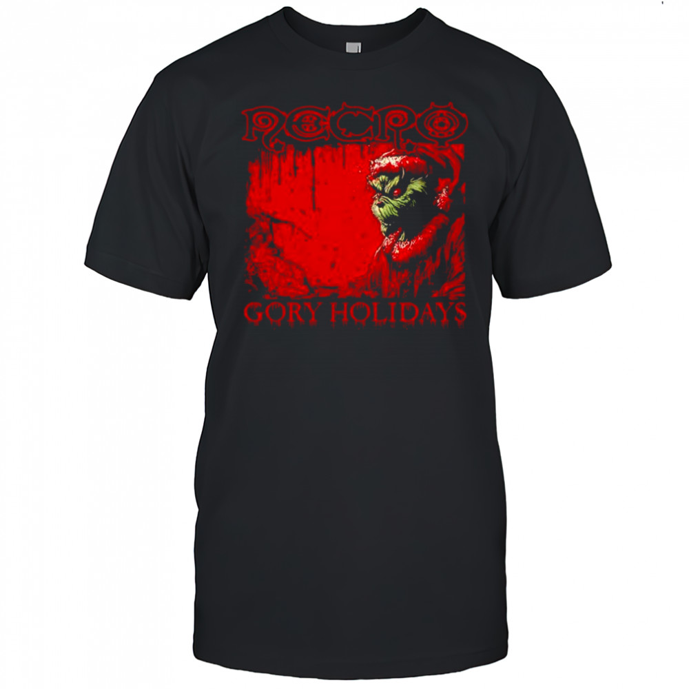 Grinch Necro Gory Holiday shirt