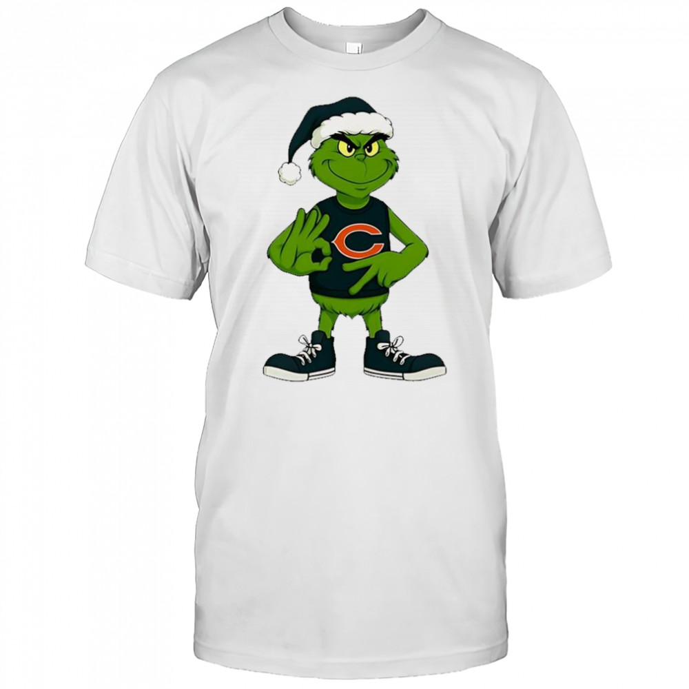 Grinch x Chicago Bears football six seven meme Christmas shirt