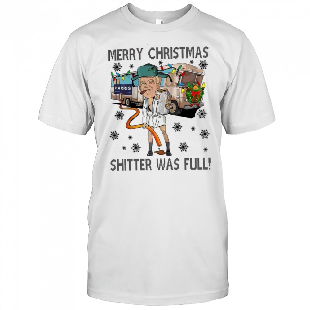 Harris Merry Christmas Shitter Was Full shirt