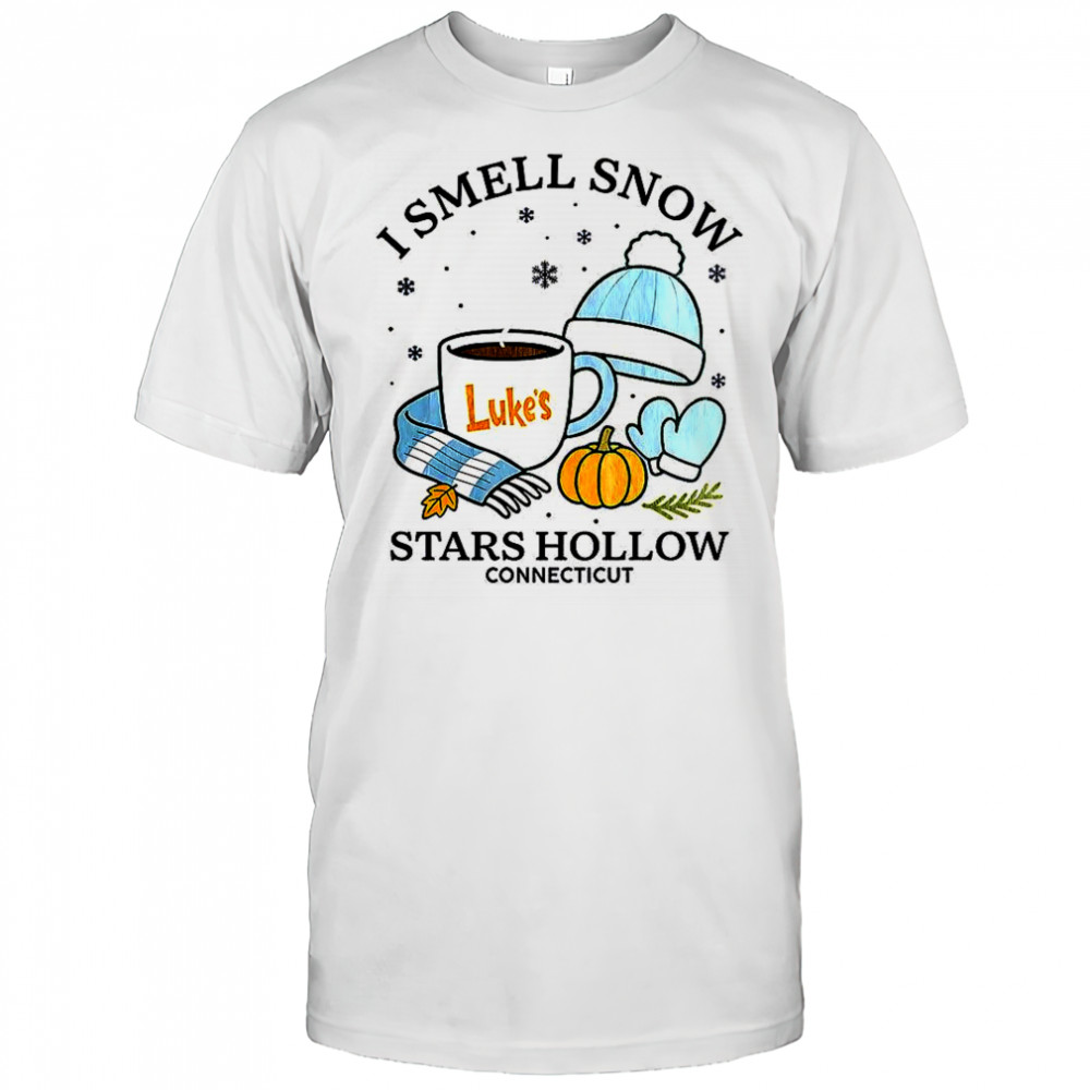 I smell snow stars hollow connecticut Christmas shirt