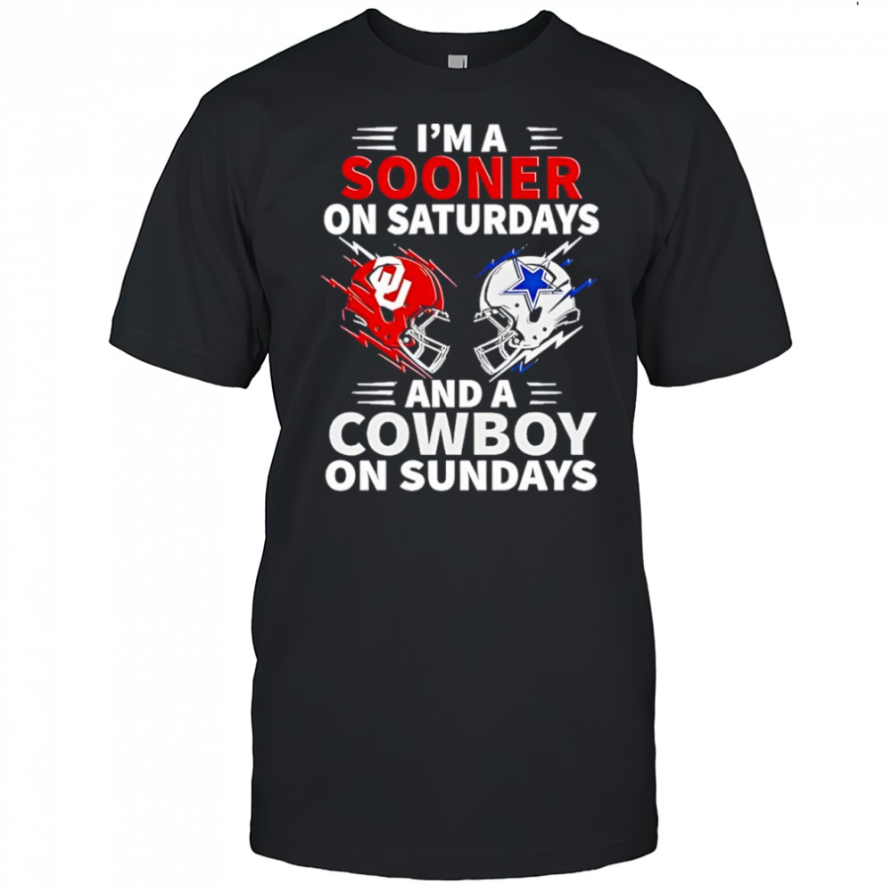 I’m A Sooners On Saturdays And A Cowboy On Sundays 2025 shirt