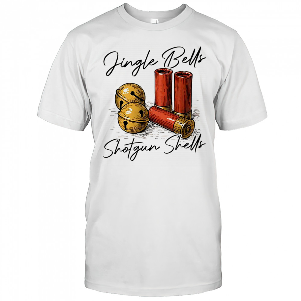 Jingle bells shotgun shells bullets Christmas shirt