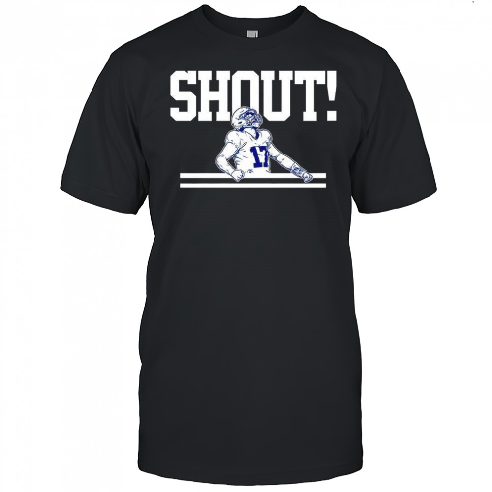Josh Allen Buffalo Bills football shout shirt