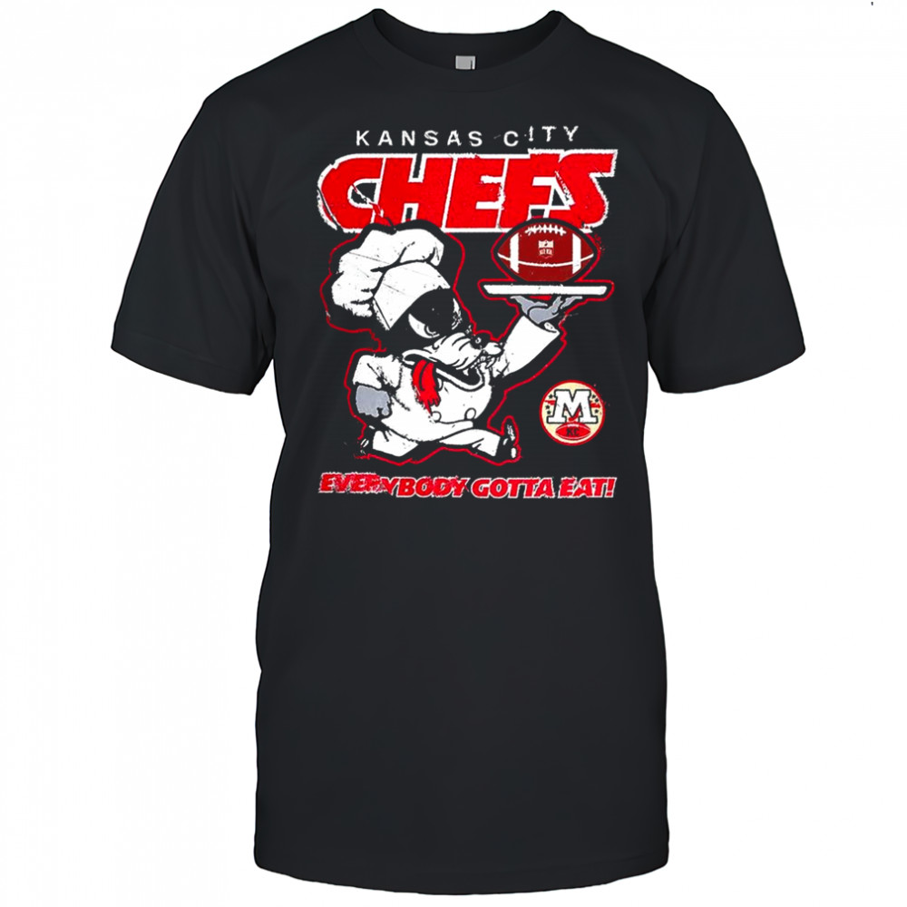 Kansas City Chefs football everybody gotta eat mascot chefs shirt