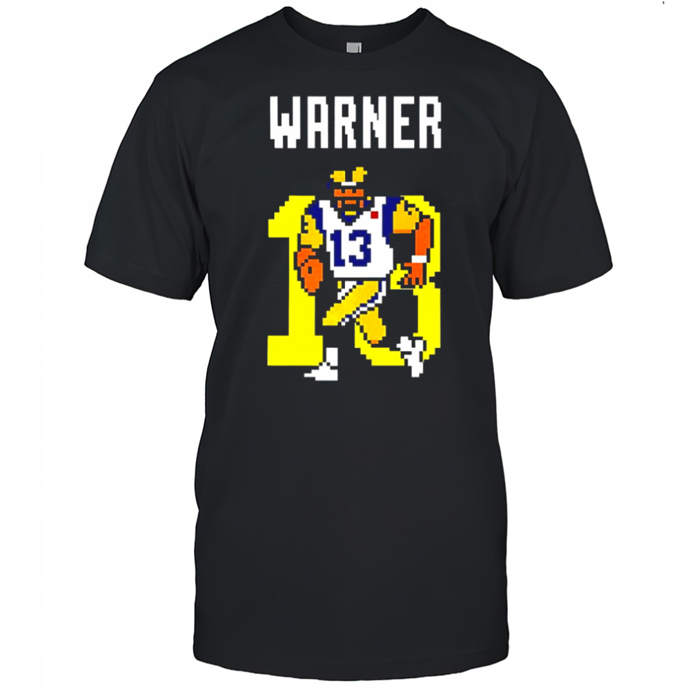 Kurt Warner Los Angeles Rams NFL retro 8-Bit shirt
