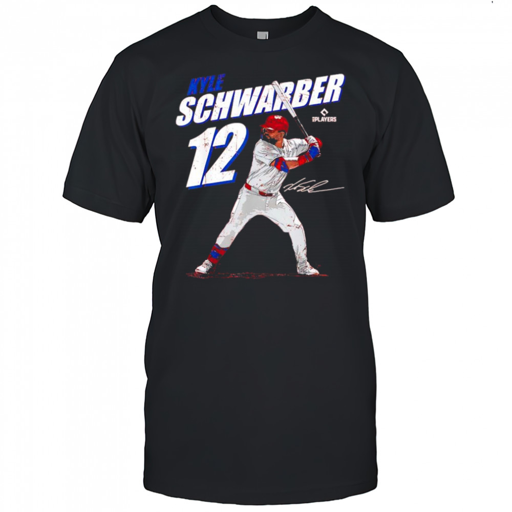 Kyle Schwarber Philadelphia Baseball Players #12 signature moment shirt