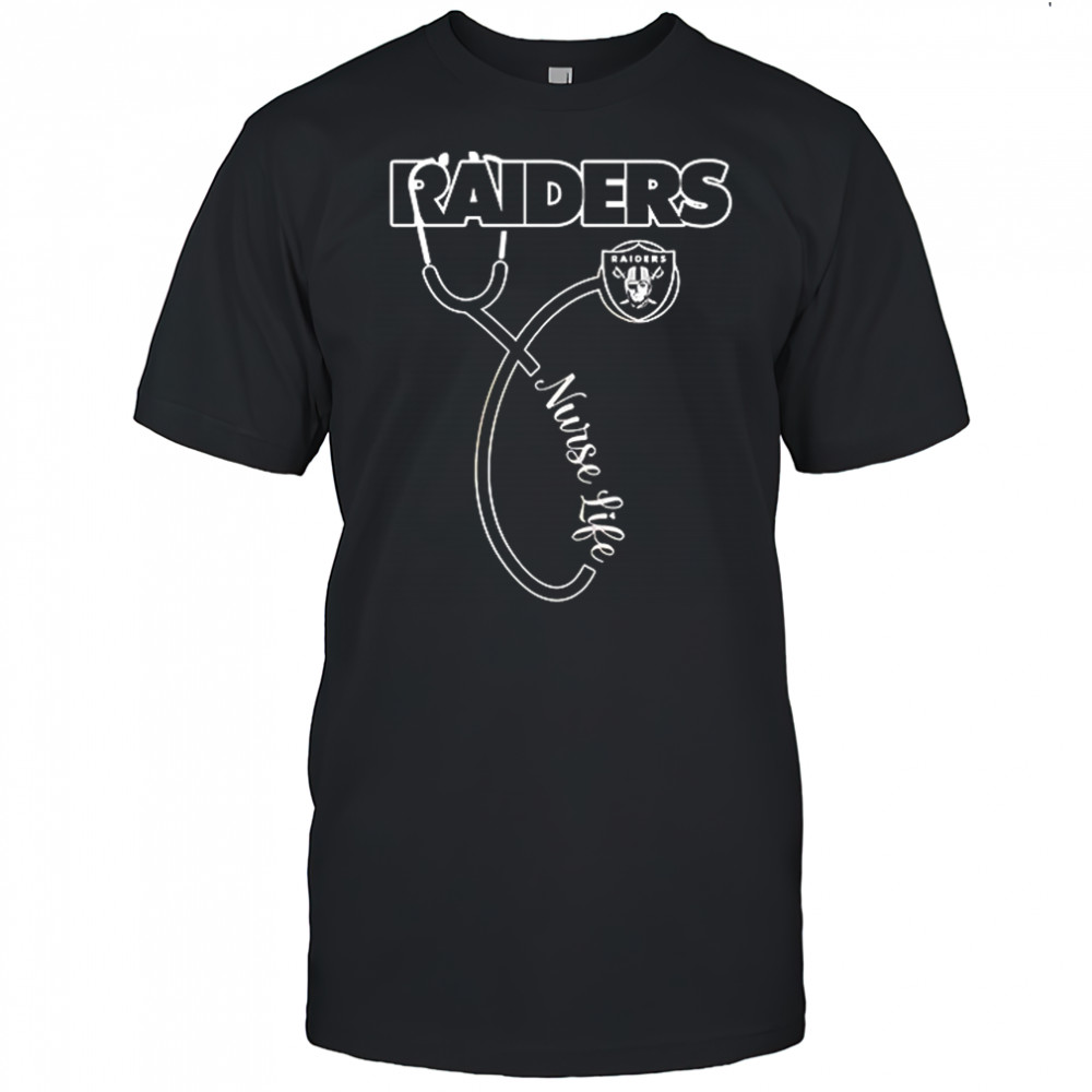 Las Vegas Raiders x Nurse life it’s a work of heart shirt