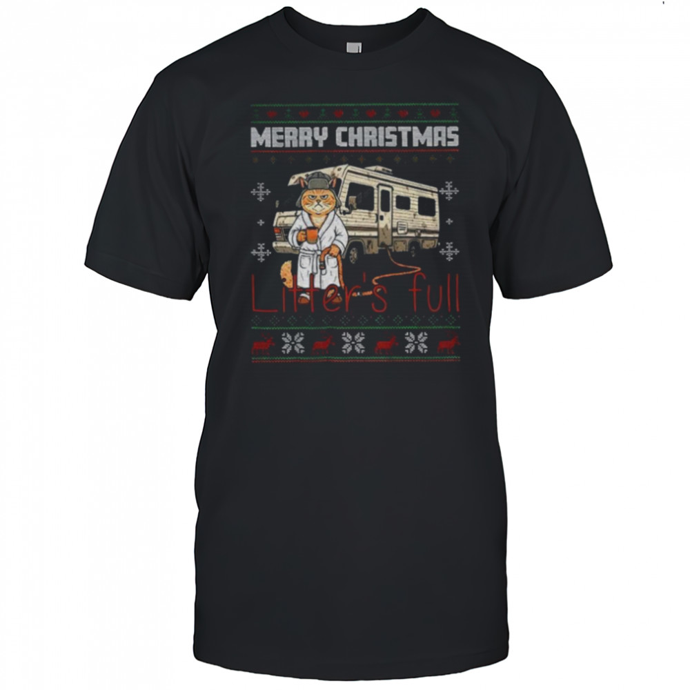 Litter’s Full Cat Ugly Christmas t shirt