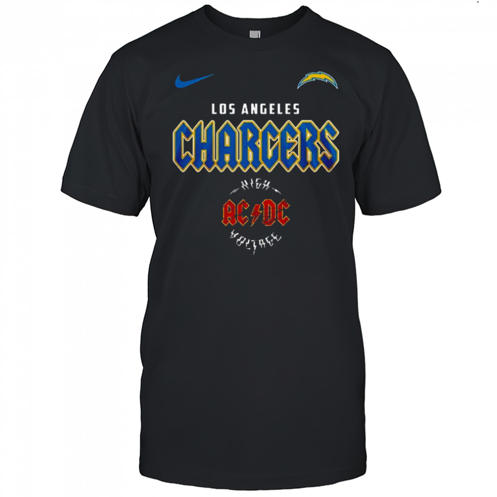 Los Angeles Chargers AC DC Highway To Hell go Chargers graphic shirt
