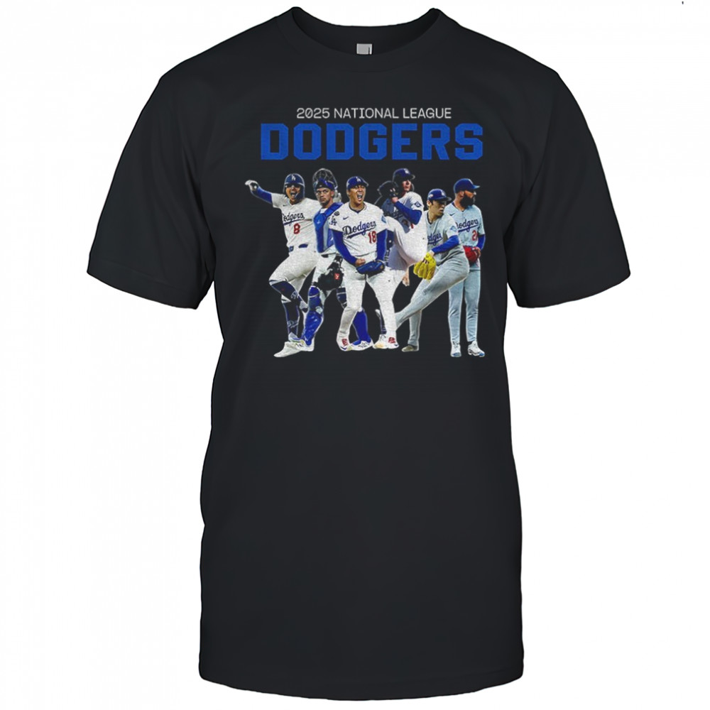 Los Angeles Dodgers 2025 National League World Series MLB Champions players shirt
