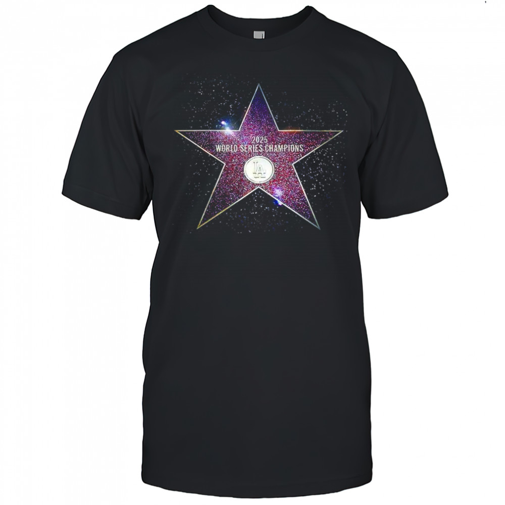 Los Angeles Dodgers World Series Champions 2025 Counting stars shirt