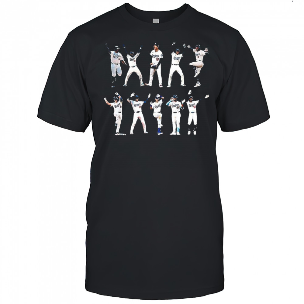 Los Angeles Dodgers World Series Champions 2025 player celebration dance shirt