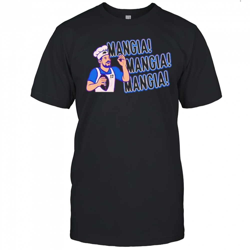 Mangia Mangia Mangia number 17 player buffalo shirt