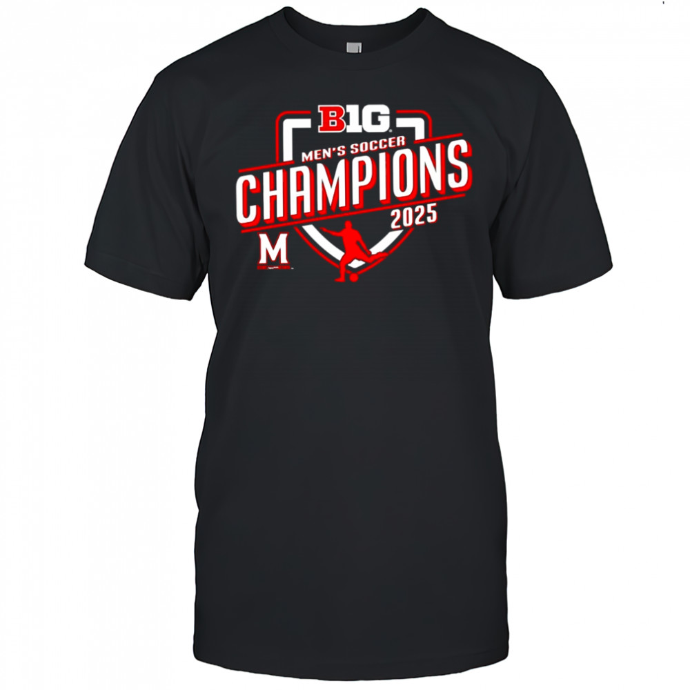 Maryland Terrapins 2025 Big Ten Men’s Soccer Regular Season Champions shirt