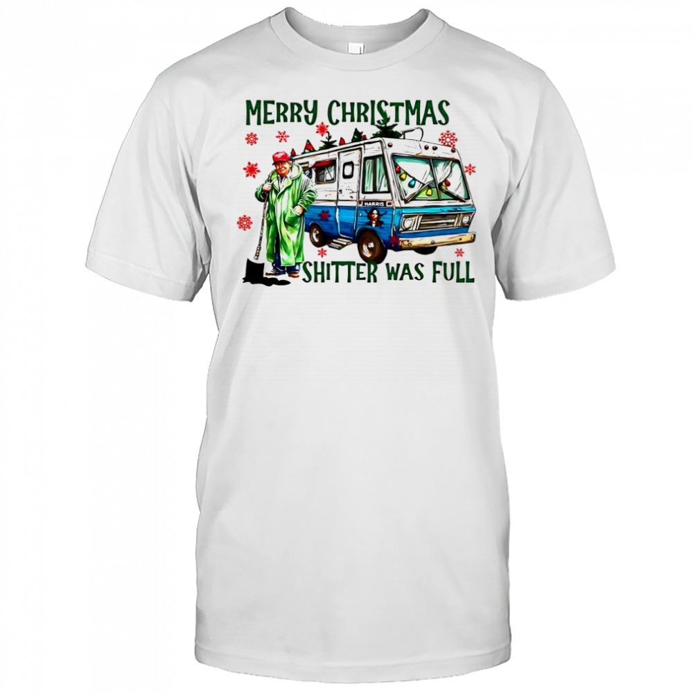 Merry Christmas Shitter was Full President Trumpmas shirt