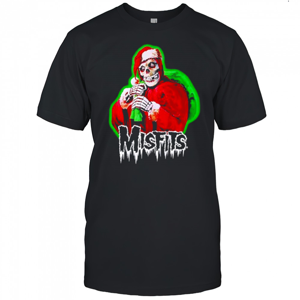 Misfits Santa Crimson Ghost Christmas shirt