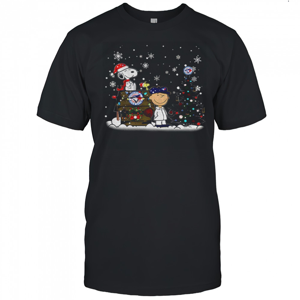 MLB Toronto Blue Jays Snoopy Charlie Brown Christmas Baseball Commissioner’s Trophy shirt
