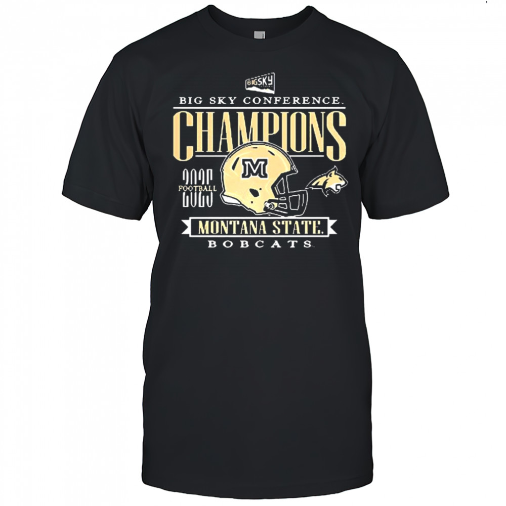 Montana State Bobcats football Big Sky Conference Champions 2025 shirt