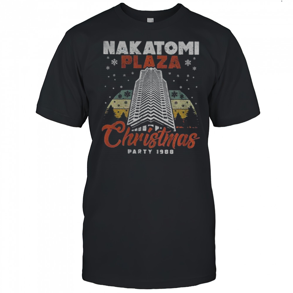 Nakatomi Plaza Christmas Party 1988 Xmas Movie Ugly shirt
