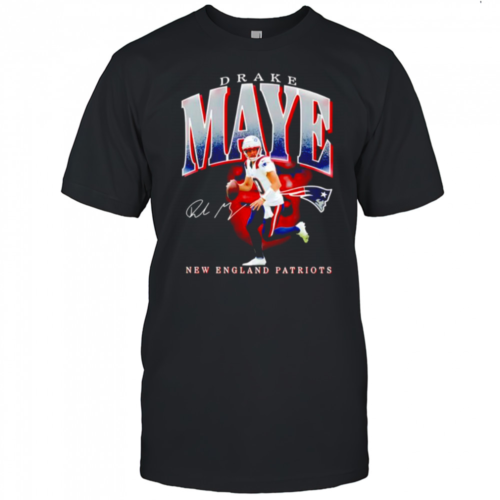 New England Patriots Drake Maye Signature Player Hype shirt