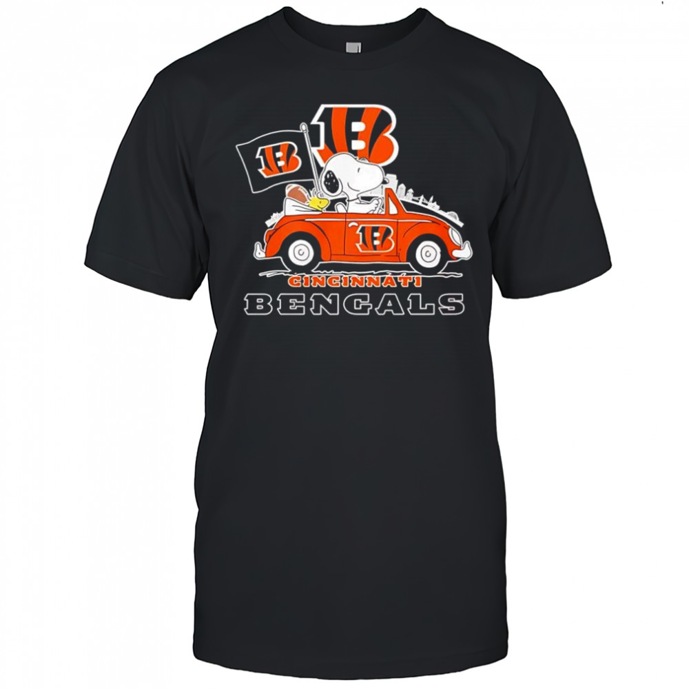 Peanuts x Cincinnati Bengals Welcome To The Pound driving car shirt