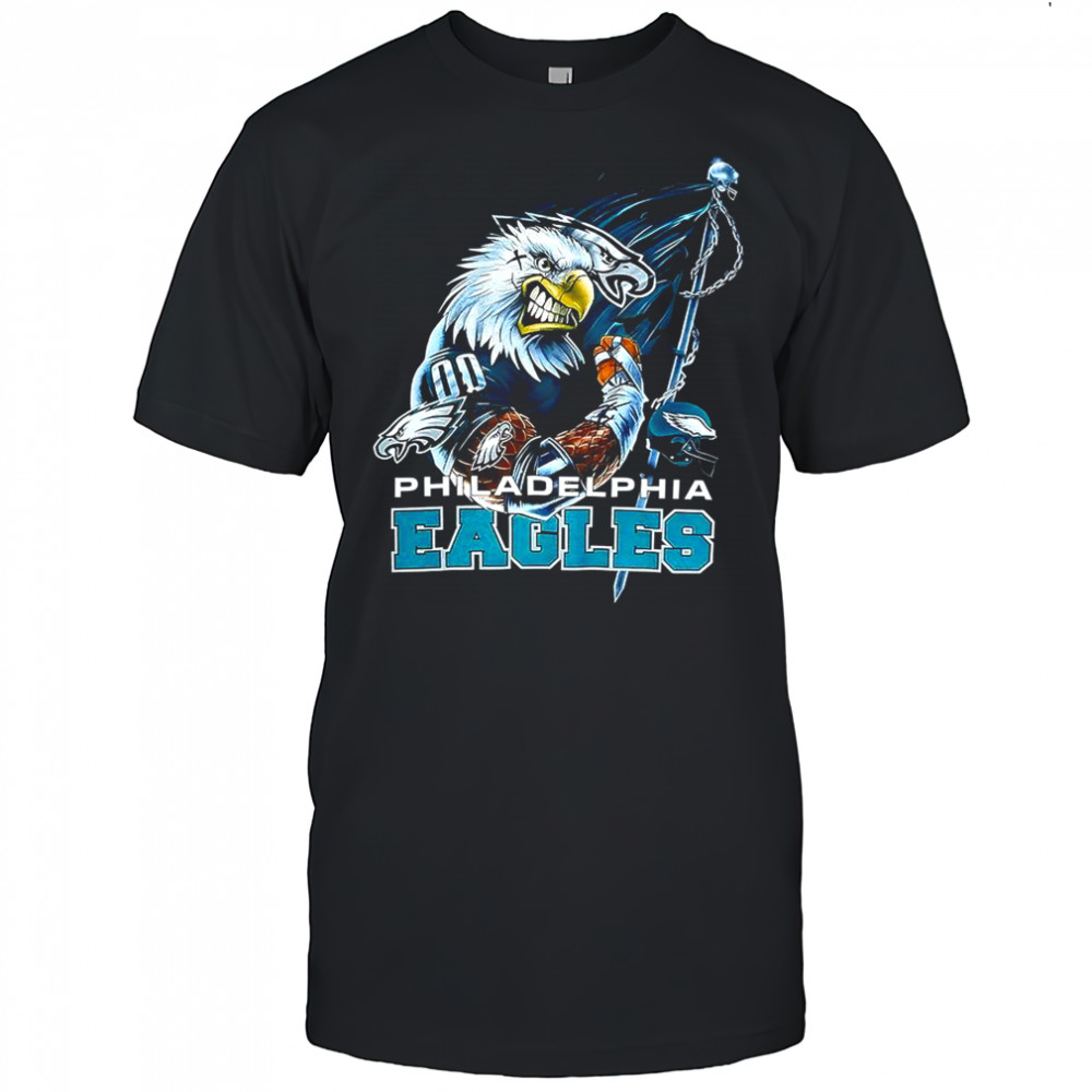Philadelphia Eagles football mascot flag 2000’s vintage shirt
