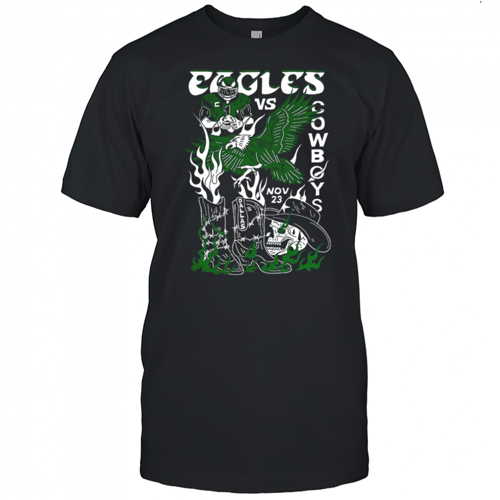 Philadelphia Eagles vs Dallas Cowboys nov 23 Go Birds art shirt