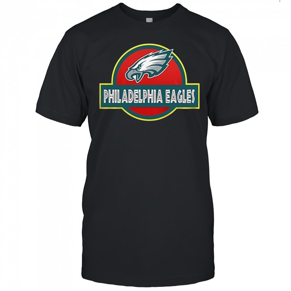 Philadelphia Eagles x Jurassic Park life finds a way shirt