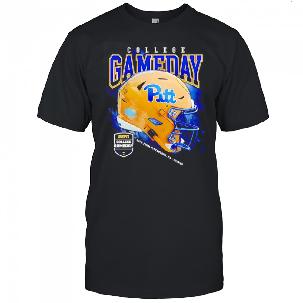 Pitt Panthers Football College Gameday Helmet Shirt