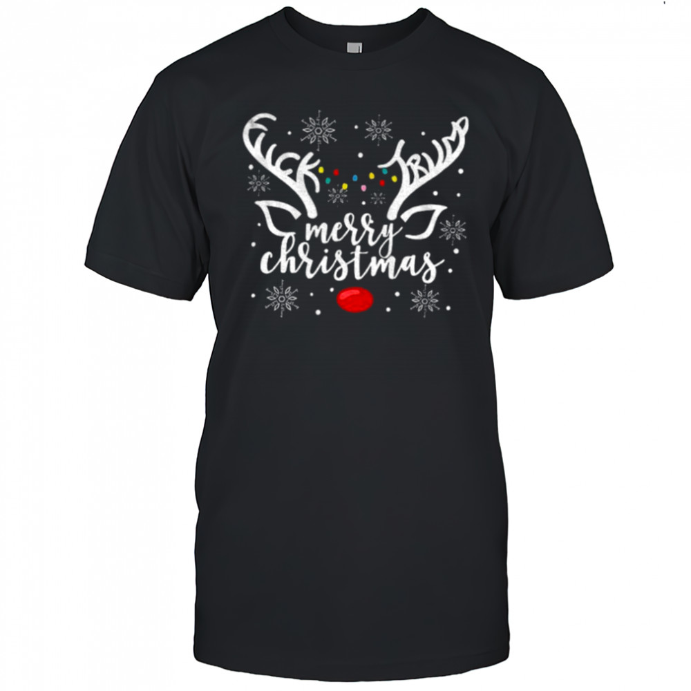 Reindeer Anti Trump Democrat Merry Christmas 2025 shirt