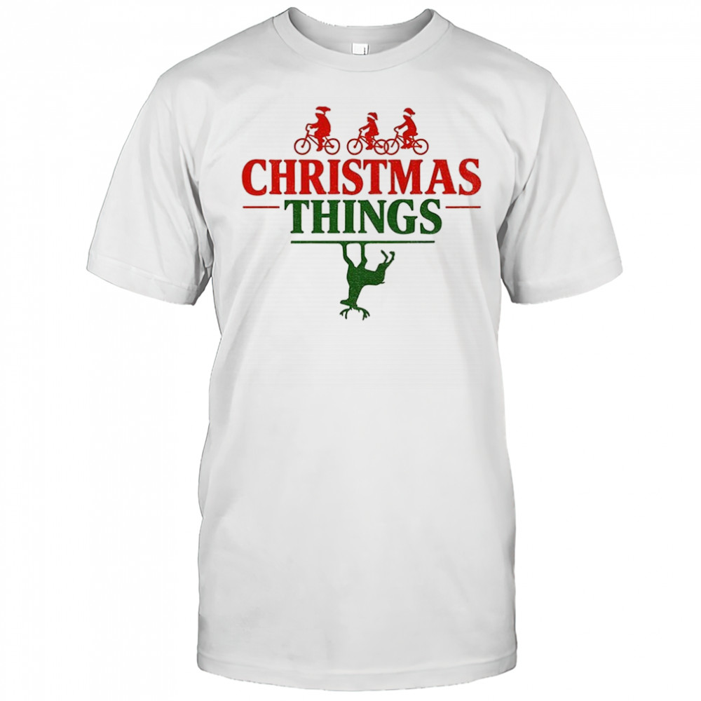 Reindeer Christmas Things Stranger Things Upside Down Christmas 2025 shirt
