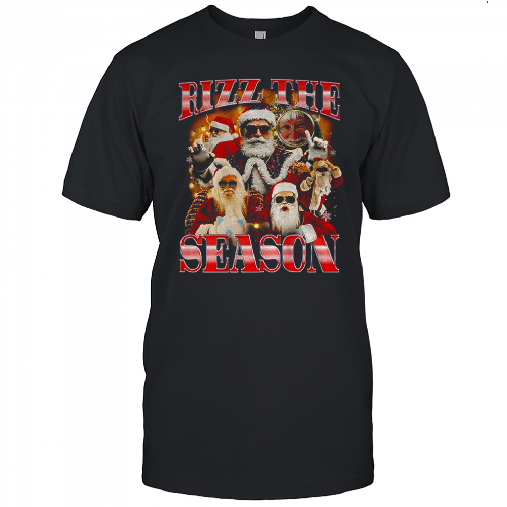 Rizz the season Santa Claus Merry Christmas shirt