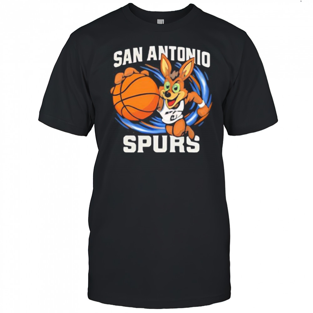 San Antonio Spurs mascot logo shirt