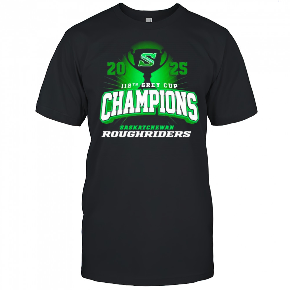 Saskatchewan Roughriders 2025 112th Grey Cup Champions shirt