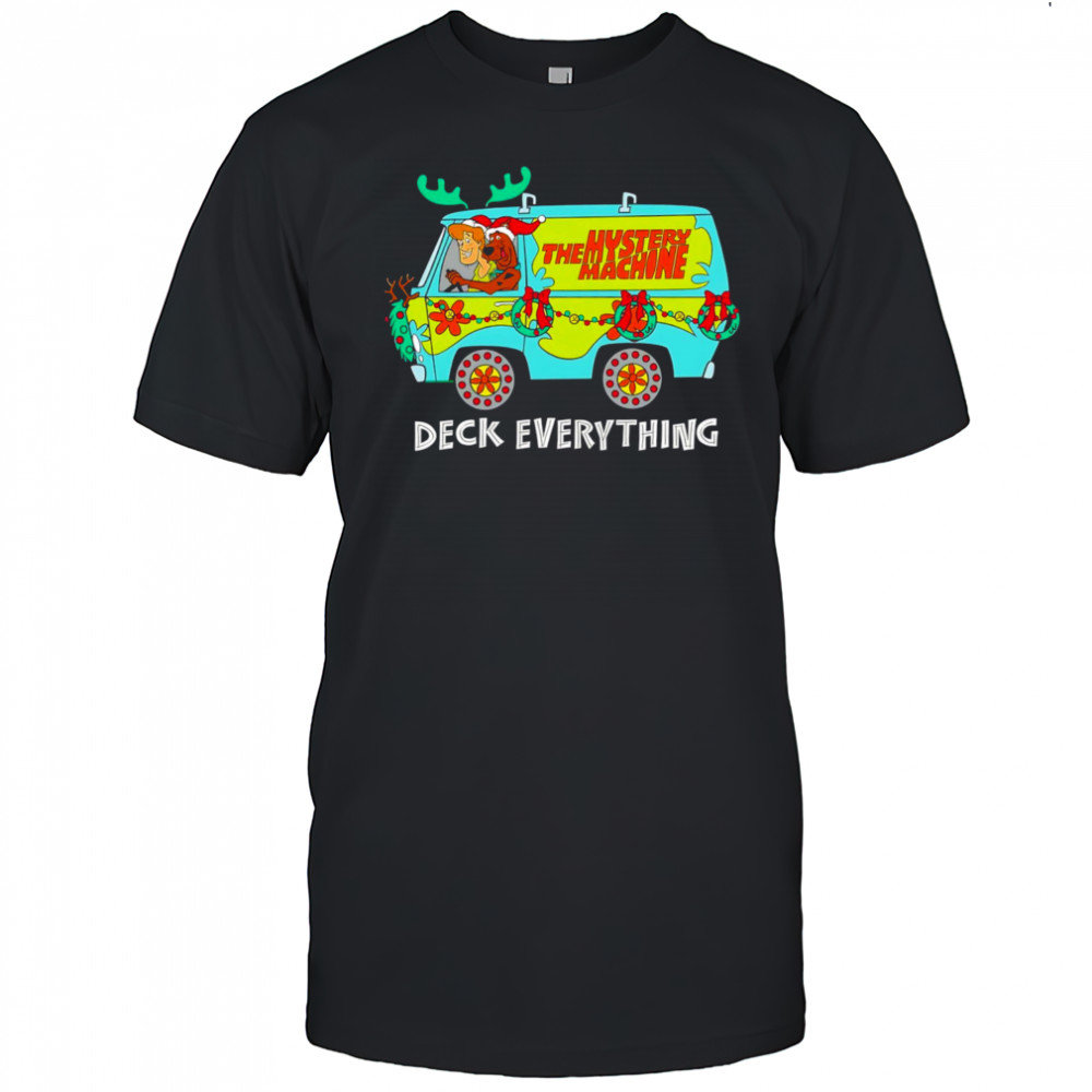 Scooby Doo Christmas The Mystery Machine Deck Everything shirt